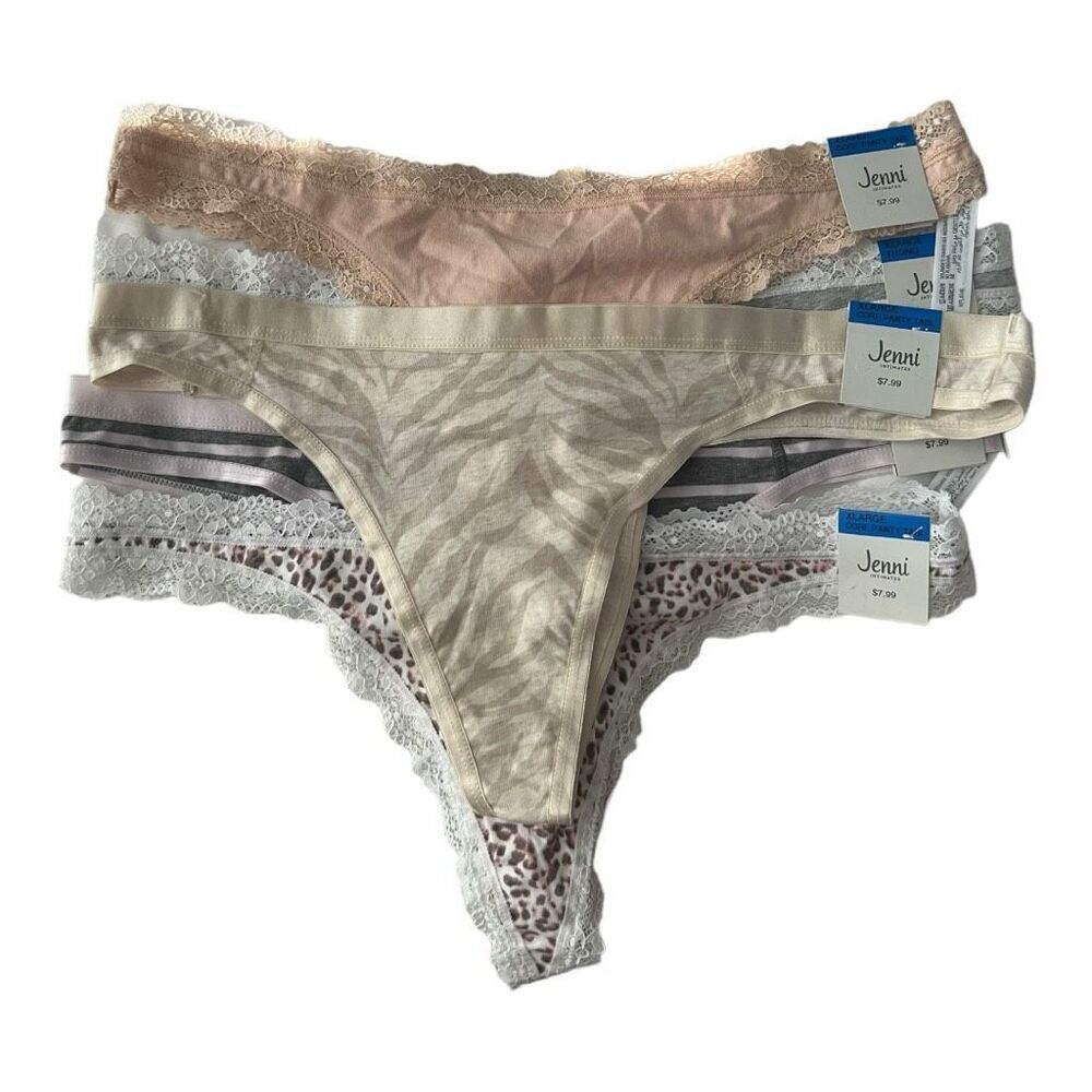 Jenni Thongs 5 Pieces Sz XL